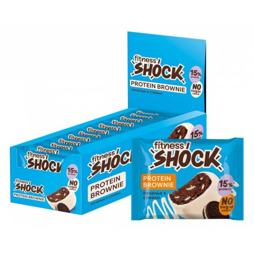 С ароматом печенья в белой глазури 50гр. (шоу-бокс 12шт)