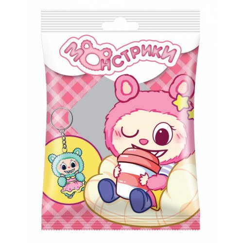 Брелок в флоупаке МОНСТРИКИ (8) в кор.12 бл. (78501)