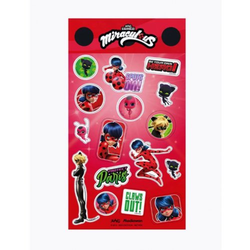 Наклейки в пакете ЛЕДИ БАГ 3D (10) в кор.10 бл. (68837)