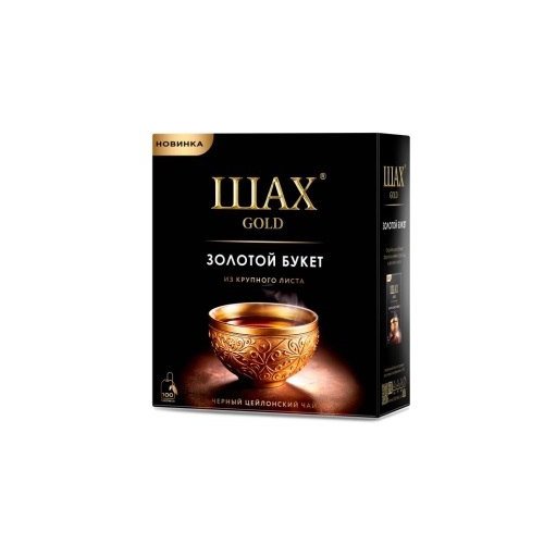 ГОЛД Золотой букет (2 гр.х 100 пак.) черный (2051) (12)/66