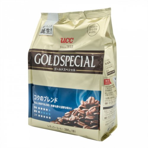 Кофе Япония UCC Gold Special FULL BODY BLEND 280гр. молотый, м/у синий (6) NEW