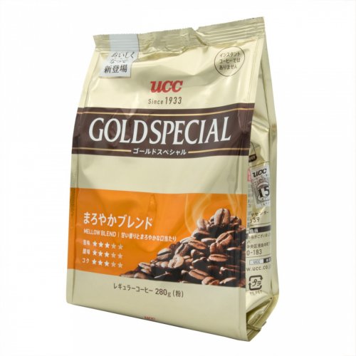Кофе Япония UCC Gold Special MELLOW BLEND 280гр. молотый, м/у оранжевый (6) NEW
