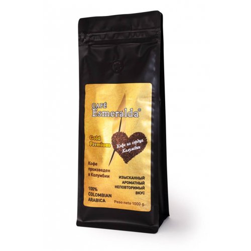  Gold Premium Espresso 1000 гр. ЗЕРНО, фольг.пакет с клапаном (234080) (5)