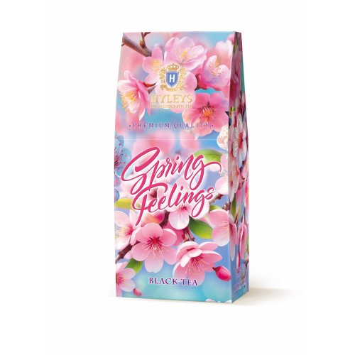 Spring Feelings 50 гр. (чёрный,ср.лист) (12) картон (14023) Сакура