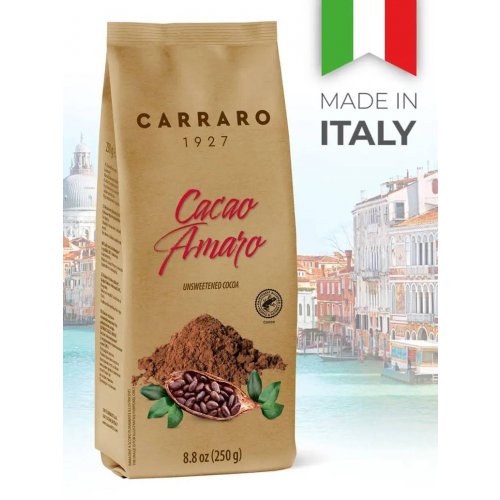 КАКАО Carraro Amaro 250 гр. раств. м/у (20)