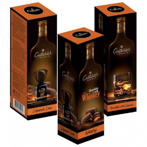 LIQUEUR LINE Шоколадные конфеты с виски 105гр. (16) 12 мес.
