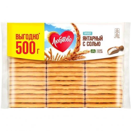 Крекер ЛЮБЯТОВО 