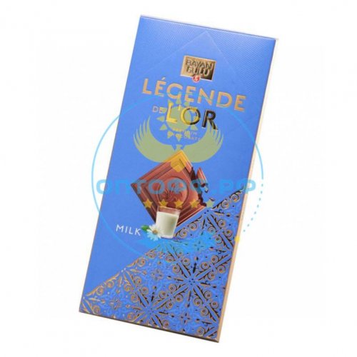 шоколад LEGENDE de L'or Milk молочный,100 гр. (22) 4 бл. в кор/48