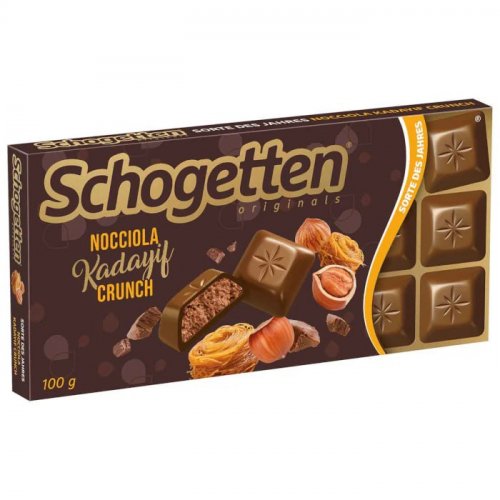 Nocciola Kadayif Crunch молоч.с крем. нач. из фунд. и жарен. нитей теста,100 гр. (15) () NEW
