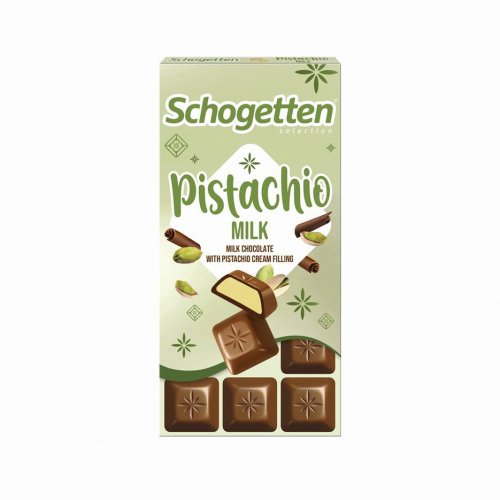 Pistachio молочный с кремовой начинкой со вк.фисташки,100 гр. (15) () NEW
