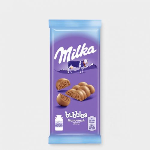 Шоколад Милка молочный Babbles пористый 72 гр. (17)/396 Вложение!