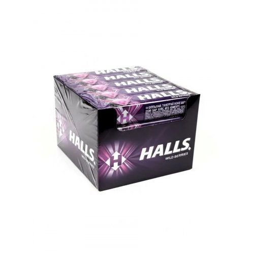 КОНДИТЕРКА Леденцы Halls  Вишня (25,2 гр. х 20) /12 бл/100 кор   NEW