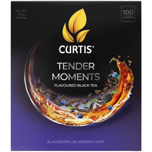 ЧАЙ CURTIS Пакет. Tender Moments 100 пак.*1,5 гр. черный (9)  102220 В