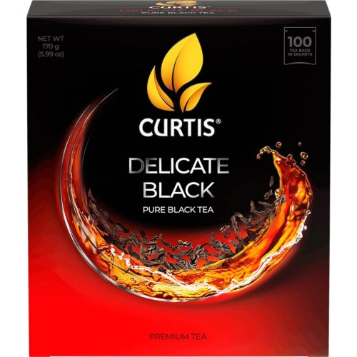ЧАЙ CURTIS Пакет. Dellicate Black 100 пак.*1,7 гр.черный (9) 102203 В