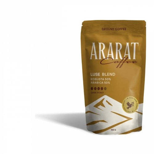 Кофе ARARAT LUSE (robusta 50% arabika 50%) молотый 100 гр.(30)