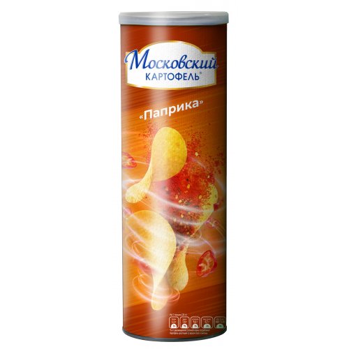 Русский Продукт Картофель Московский хруст. 110 гр со вкусом Паприки, туба (12)/в пал.98