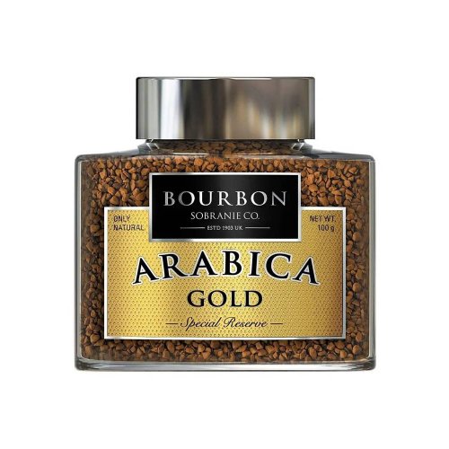 *Cafe  BOURBON ARABICA GOLD 100 гр. субл. стекло (6)