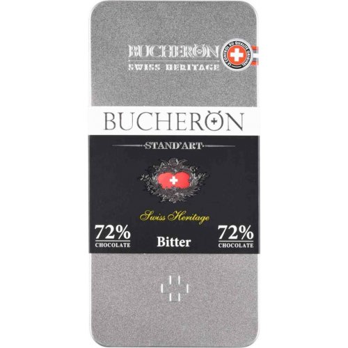 Bucheron шоколад Горький 72 % 100 гр. х 10 шт. ж/б (6)  0393