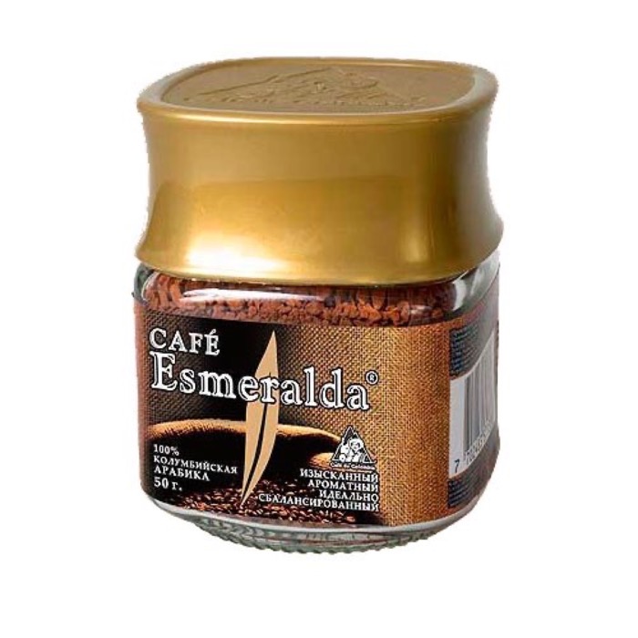 Кофе Esmeralda  50 гр. стекло  (571338) (24)