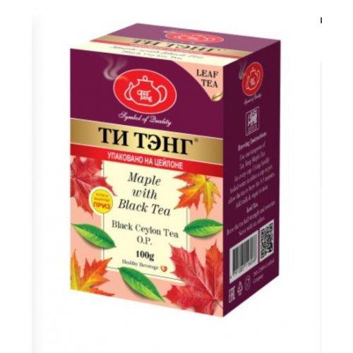 ЧАЙ ТиТэнг Кленовый сироп 100 гр. черный (5пч)(116068) (100)
