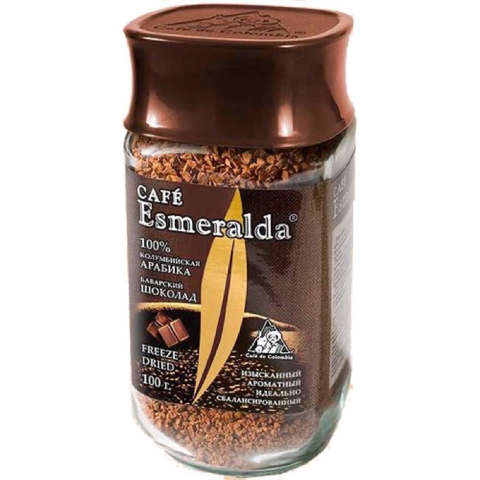 Кофе Esmeralda Баварский шоколад 100 гр. стекло (571437) (12)