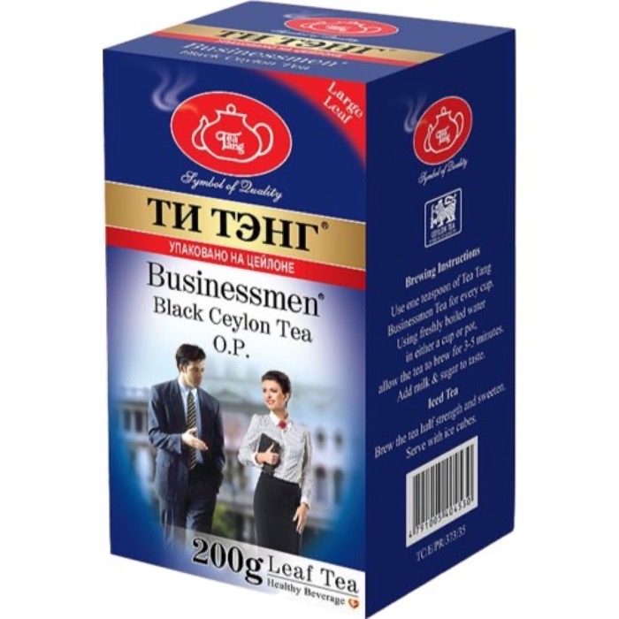 ЧАЙ ТиТэнг Для бизнесменов 200 гр. черный (5пч)(404530) (50)