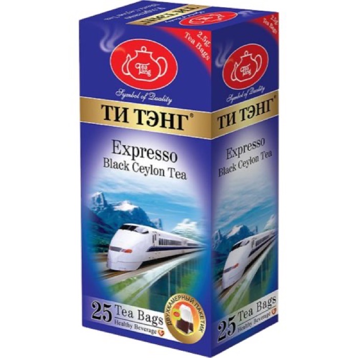 ЧАЙ ТиТэнг Экспрессо  25 пак.*2,5 гр. черный (6пч)(406138) (144)