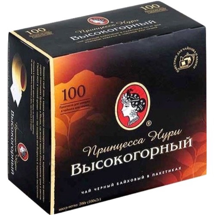 ЧАЙ МО Орими принцесса Нури 100 пак. х 2 гр. Высокогорный с/я (0201)(18)/ 48 кор.