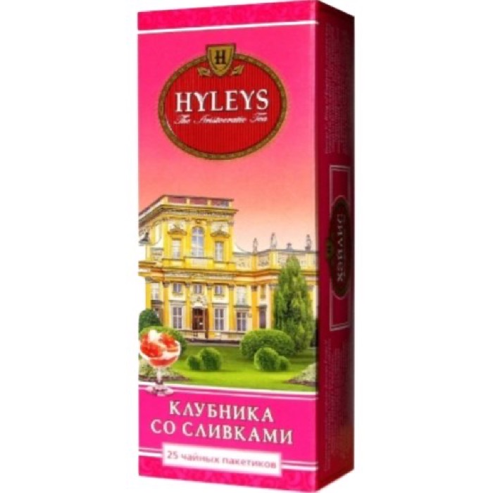 ЧАЙ Хэйлис Клубника со сливками 25 пак. (36) Ш  8798