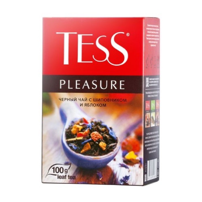 ЧАЙ МО Tess  Плэжа  100 гр. черный шиповник,яблоко (15) (0588)/168