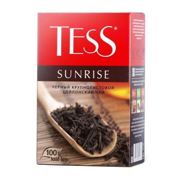 ЧАЙ МО Tess  Санрайз  100 гр. черный кр.лист (15) (0587)
