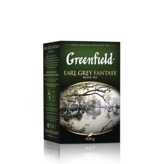 ЧАЙ МО Гринфилд  Earl Grey fantasy 100 гр. черный с берг. (14)/168     (0426-14-1)