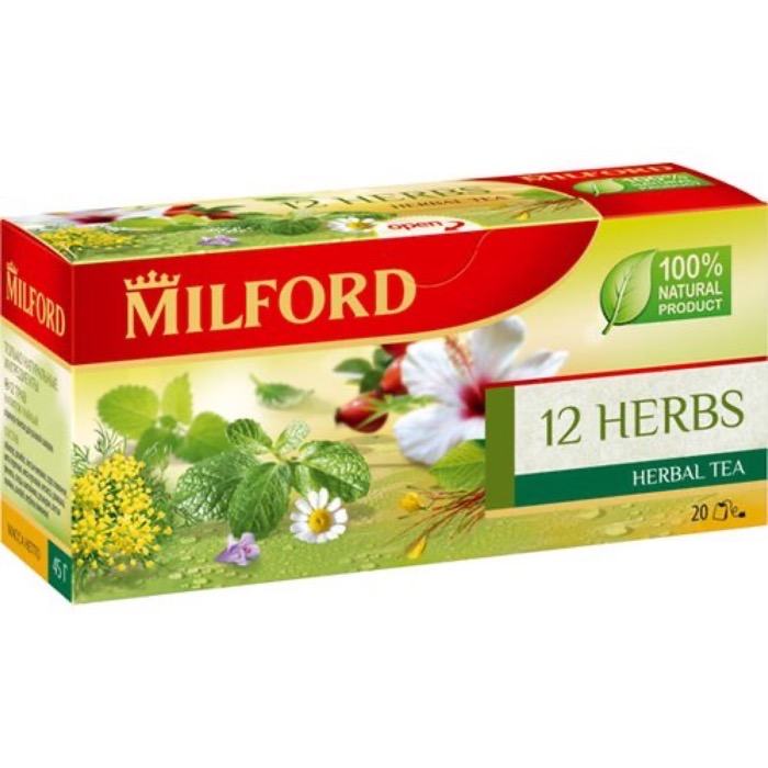 ЧАЙ MILFORD Травяной 12 трав 20 пак. х 2,25 гр.(12)