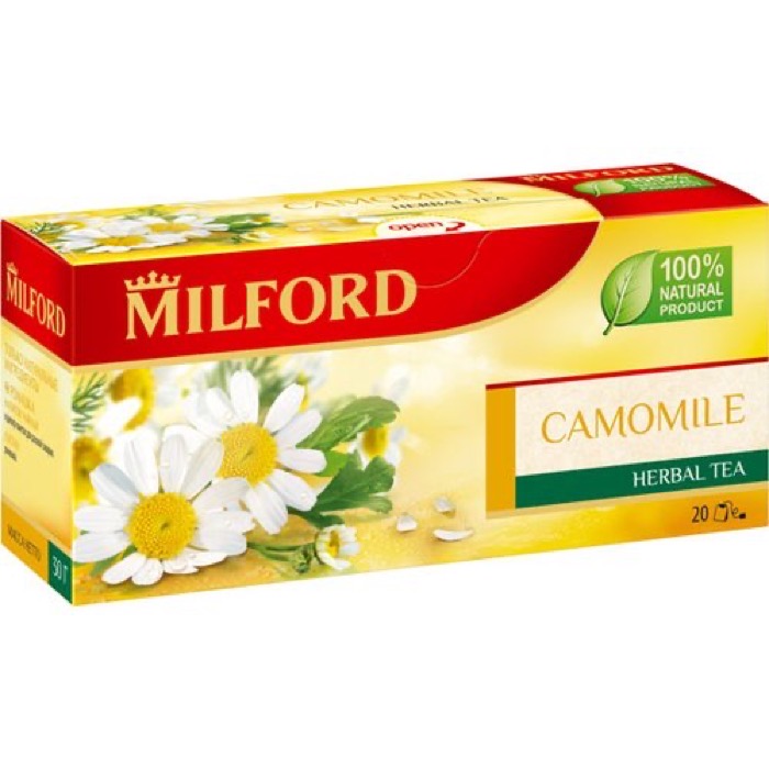 ЧАЙ MILFORD Травяной Ромашка 20 пак. х 1,5 гр.(12)