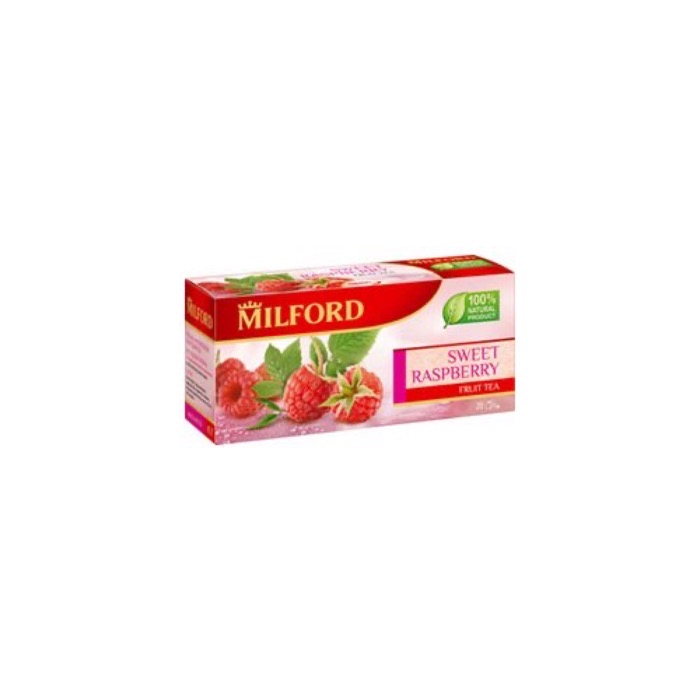 ЧАЙ MILFORD Травяной Сладкая Малина чай 20 пак. х 2,25 гр.(12)