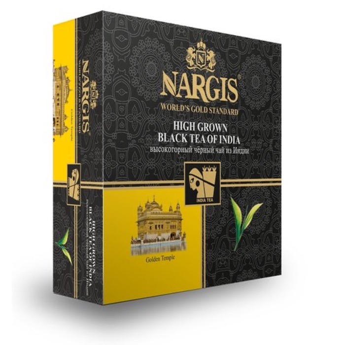 ЧАЙ Nargis ЖЦ Классик черный 100 пак.*2 гр. (10) ПРОСРОК