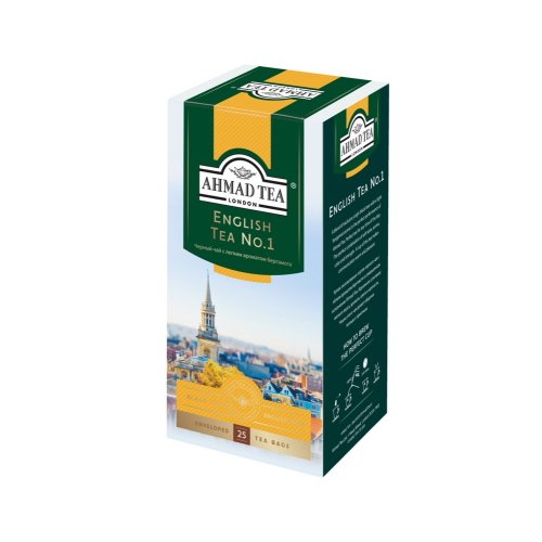 ЧАЙ AHMAD TEA  №1. бергамот  25 пак.*2 гр. (12) ф/п 133 кор/пал. (599)