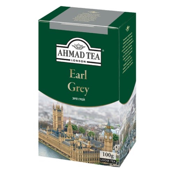 ЧАЙ AHMAD TEA Эрл Грей 100 гр. (12) (1300)