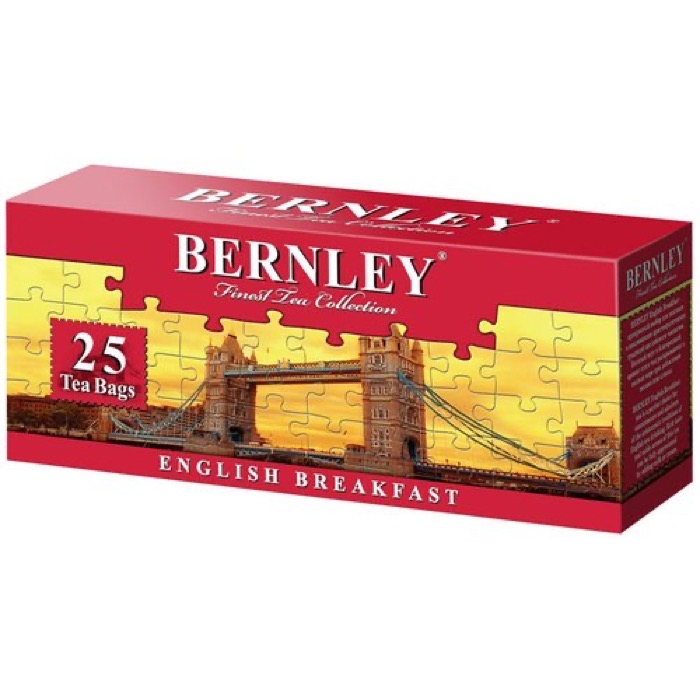 ЧАЙ BERNLEY ENGLISH BREAKFAST   25 пак.*2 гр. с/я (24) ЖЦ