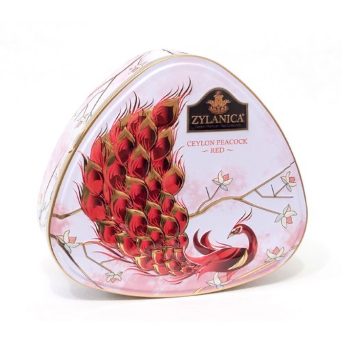 ЧАЙ ZYLANICA Peacock Collection Pekoe черн. с добавками 1001 ночь, 100 гр. Ж/Б (pink red) (12)  9841