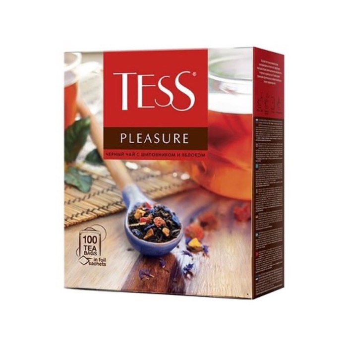 ЧАЙ МО Tess  Плэжа 100 пак. х 1,5 гр. шиповник,яблоко (9) (0919)