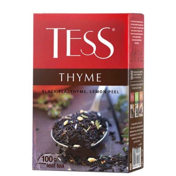 ЧАЙ МО Tess  Тайм 100 гр. черный с чабрецом  (15) (1130)