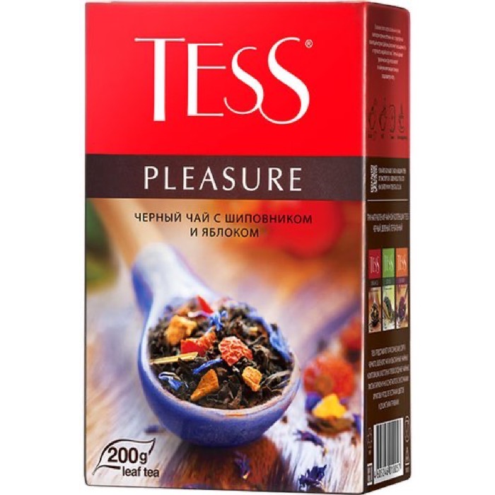 ЧАЙ МО Tess  Плэжа  200 гр. черный шиповник,яблоко (12) (1005)/120