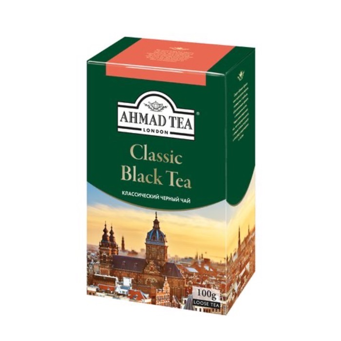 ЧАЙ AHMAD TEA Классический 100 гр. (12) ГОСТ 32573-2013 (1567)