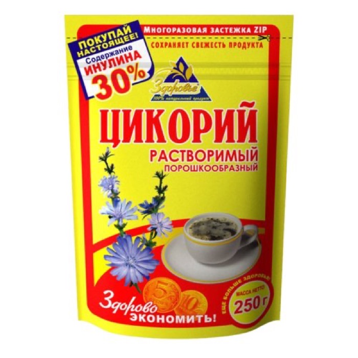 Здоровье цикорий  250 гр. ZIP (12) порошок (3055)