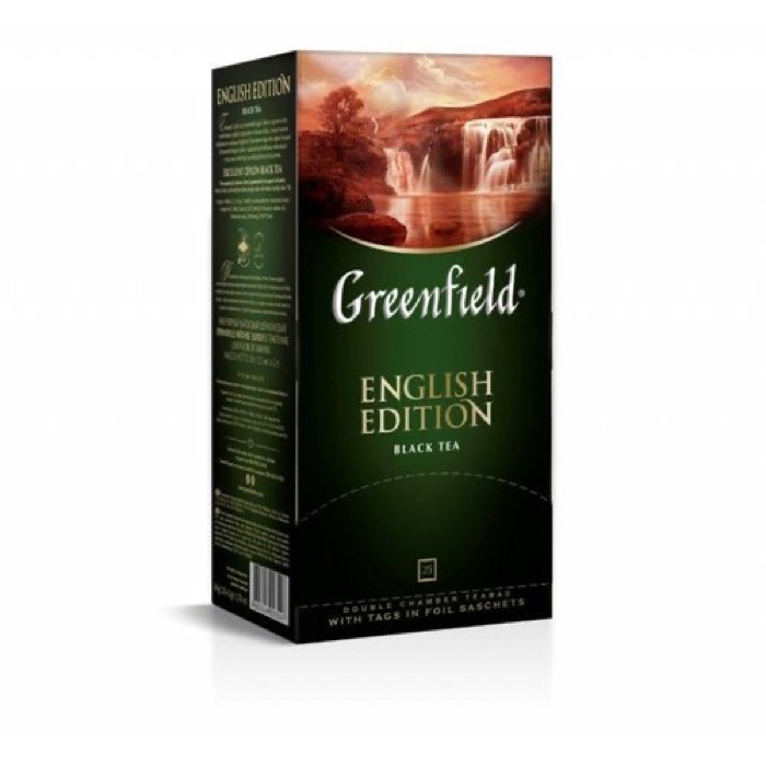 ЧАЙ МО Гринфилд English Edition 25  пак. х 2 гр. черный (10)  (1382-10)