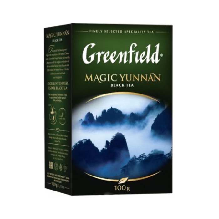 ЧАЙ МО Гринфилд  Magic Yunnan 100 гр. китайск. черный с ар.чернослива (14)/204          (0355-14)