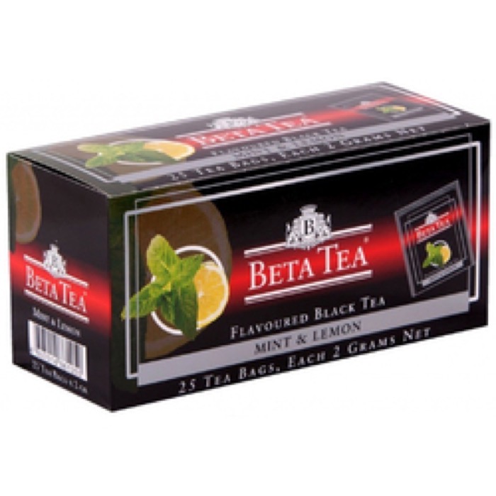 ЧАЙ Beta Tea Лимон 25 пак. черный (24)