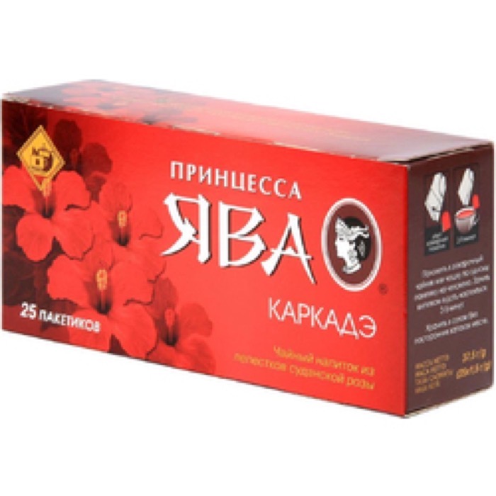 ЧАЙ МО Орими принцесса Ява  25 пак. х 1,5 гр. Каркаде (0350) (18)/165