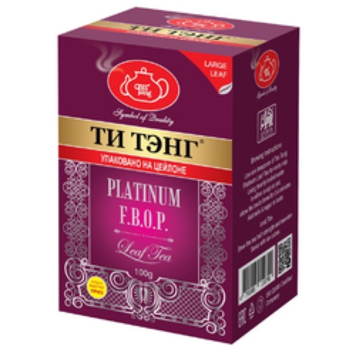 ЧАЙ ТиТэнг Платинум 100 гр. FBOP черный (5пч)(110790) (100)